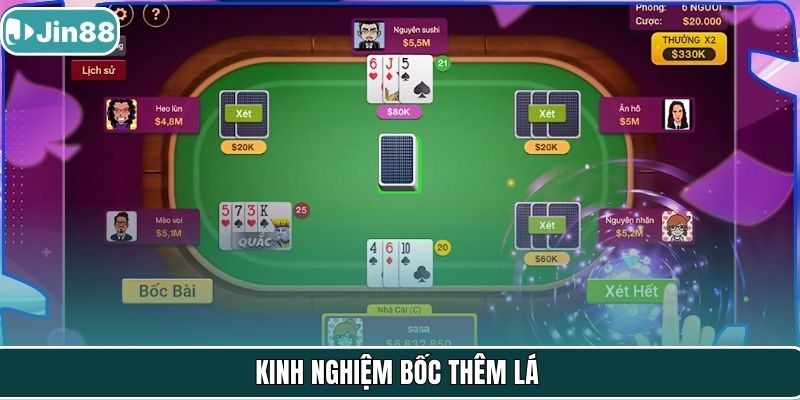 Kinh nghiệm bốc thêm lá